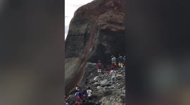 Jade mine landslide sparks panic as workers search for gems in Myanmar