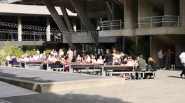 Londoners Boil On London's Southbank