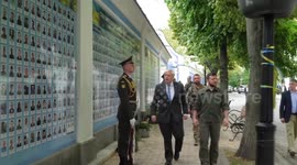 Zelensky and Boris Johnson visited St. Michael's monastery