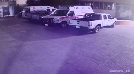 Hospital Civil Oaxaca así juegan los guardias esta es la seguridad?