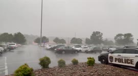 US: Severe Thunderstorm With Heavy Rain Hits Nashville, TN