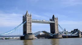 Magnificent sight as London’s historic Tower Bridge opens to let Navigator cruise ship pass through