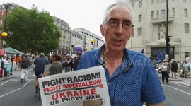 Fight imperlism : Ukraine - US proxy war, London, UK
