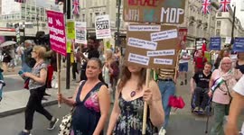 Cost of living protest, London, UK