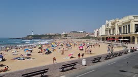 absolute temperature record in Biarritz in the south west of France