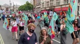 We Demand Better march, London, UK