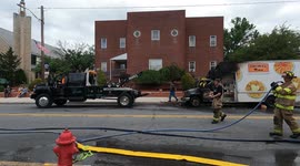 Commercial Vehicle fire , Kulpmont Pennsylvania