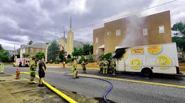 Commercial Vehicle Fire , Kulpmont Pennsylvania