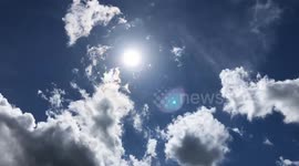Early afternoon storm clouds in every direction over Fort Saskatchewan on June 19, 2022