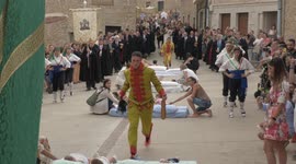 Dangerous 'Baby Jumping' Festival returns to Spain after two year break