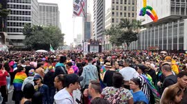 LGBTQIA+ Pride parade in São Paulo, Brazil