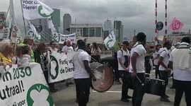 Netherlands: Thousands Of Climate Protesters March Through Rotterdam 3
