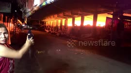 Massive fire wreaks havoc in Philippines public market causing $300k in damages