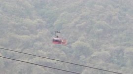 Tourists left stranded mid-air after cable car gets stuck in northern India