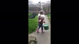 Ma little Dolly with her fishing gear ready for the day ahead.