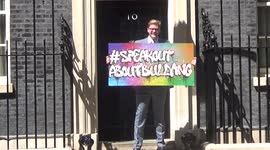 Dr Alex from 'Love Island' at 10 Downing Street for anti-bullying campaign