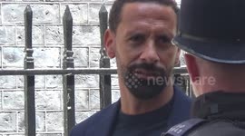 Rio Ferdinand at 10 Downing Street for anti-bullying campaign