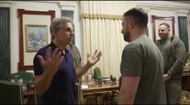 Ben Stiller visits Kyiv and tells President Zelenskyy: 'You're my hero'