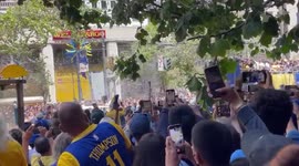 US: Warriors Parade In San Francisco To Celebrate Their Fourth NBA Title