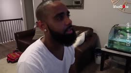 Mom  Kids Surprise Dad on Fathers Day Very Emotional