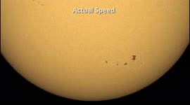 International Space Station is seen transiting the Sun from a UK garden