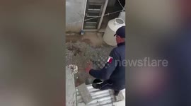 Girl, 3, rescued after parents 'left her inside water tank' while they go to work