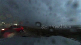 Spectacular 360-degree view of lightning during thunderstorm in Kent, UK