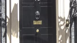 UK PM Boris Johnson leaves 10 Downing Street ahead of PMQs
