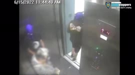 74-year-old woman appears to be mugged by two thugs in Brooklyn elevator