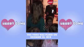 Girls Receive An Amazing Christmas Surprise