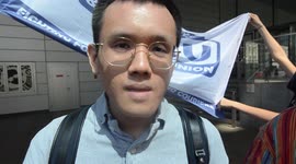 UBER Strike - UBER Comply with the Law , protest  app drivers and couriers union  ADCU   Aldgate tower uber hq london