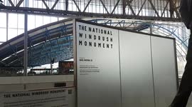 New sculpture celebrating Windrush Day is unveiled at London's Waterloo