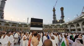 Muslims flock to holiest shrine in Saudi Arabia during Hajj pilgrimage