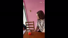 'Kid has the BEST REACTION after cousin with Tourette's shows him the middle finger 
'