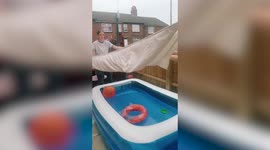 UK woman reveals paddling pool hack that keeps it clean overnight
