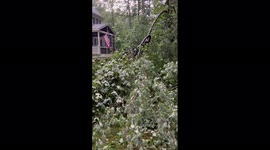 US: Damages Caused By Severe Storm In Central Virginia