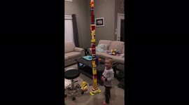 'Pushing over a lego tower isn't as simple as it seems '
