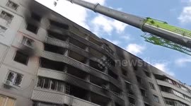 Ukrainian emergency services involved in highly risky try to neutralize Russian bomb
