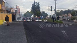 Protests demanding the departure of the president continue in Quito, Ecuador
