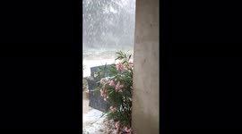 France: Powerful Storm Hits Across Country Bringing Hail And Flooding