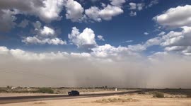 Phoenix hit with dust storm, monsoon