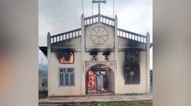 Church brutally burned down for 'opposing military junta' in Myanmar