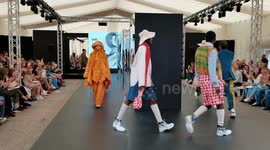 Catwalk: Sheffield Hallam University showcases at the GFW22, London, UK