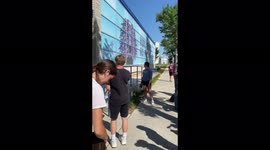 Anti-abortion activists celebrate Roe overturning and gather around Planned Parenthood in Milwaukee