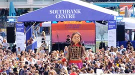 'Little Amal' the Syrian refugee puppet returns to London for World Refugee Week