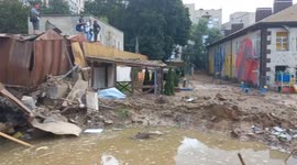 Russian missile destroys empty kindergarten after intense day of shelling on Kyiv