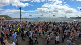 Timelapse captures Armed Forces Day national event in Scarborough