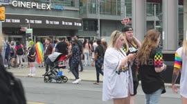 First in-person LGBT+ Pride after Covid-19 in Toronto, Canada