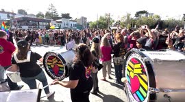 Dyke March in San Francisco, US