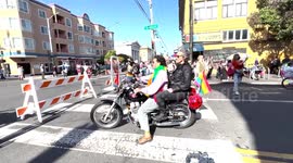Dyke March takes place in San Francisco, US